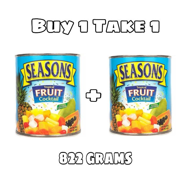 Seasons Fruit Cocktail 822grams Buy 1 Take 1 Medium Size Not Large Size Lazada Ph