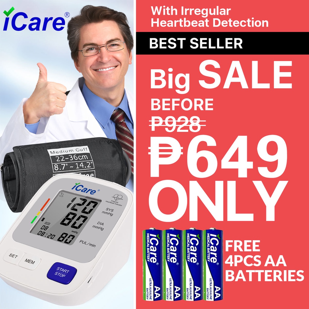 iCare®CK818 USB Powered Automatic Blood Pressure Digital Monitor