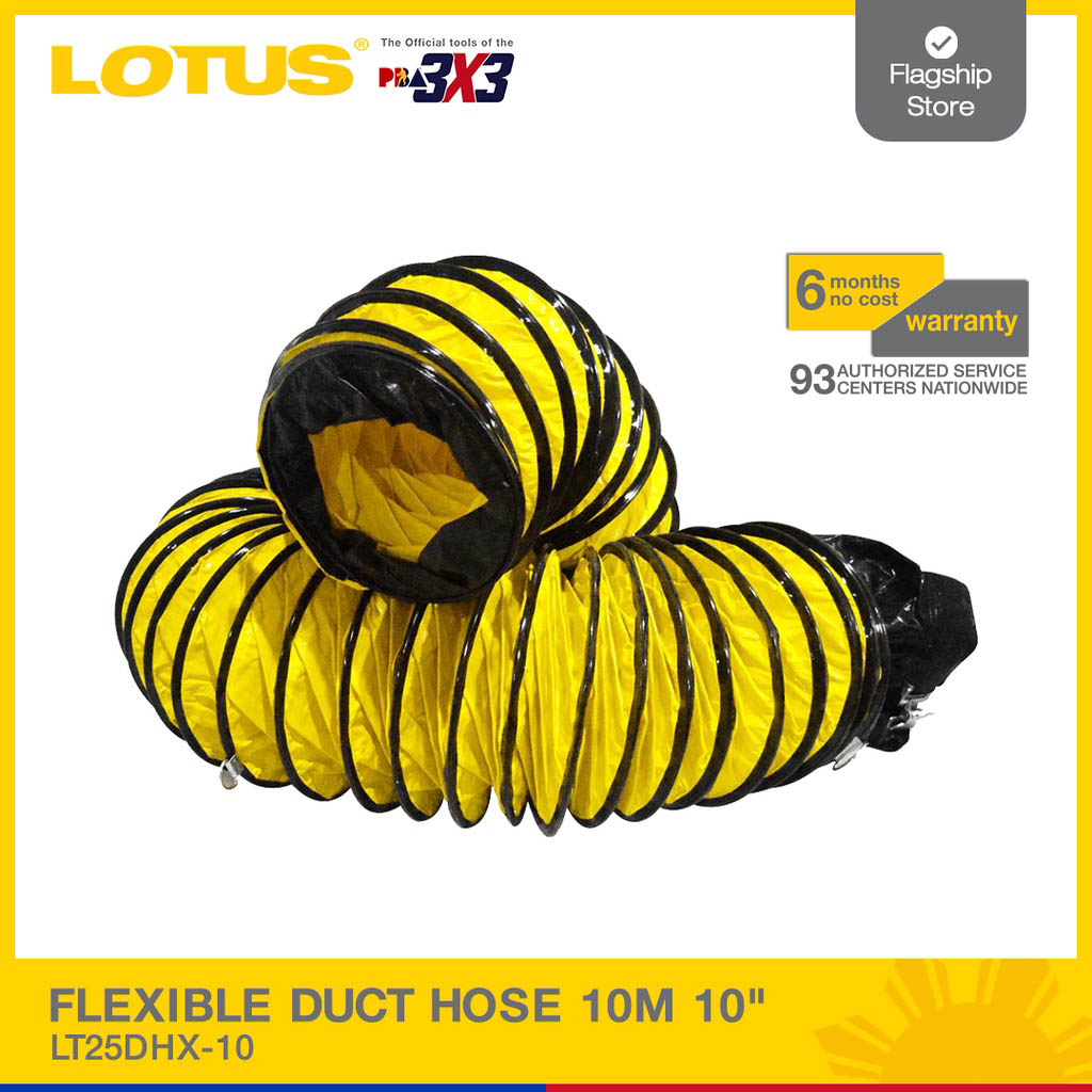 Lotus Flexible Duct Hose 10M 10" LT25DHX10 Ventilation Lazada PH