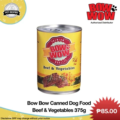 Bow Wow Canned Dog Food 375 Grams