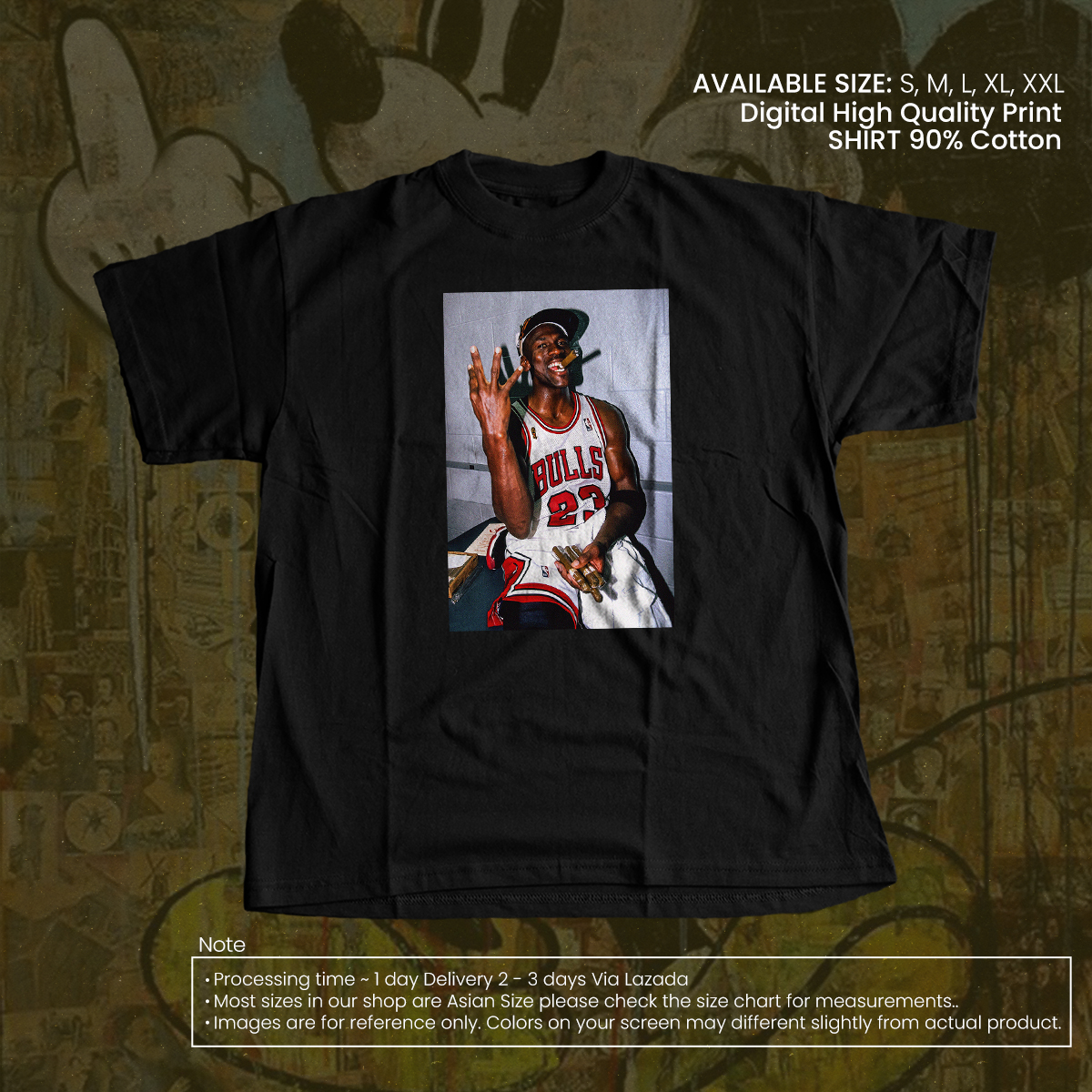 Michael Jordan Cig graphic shirt men 