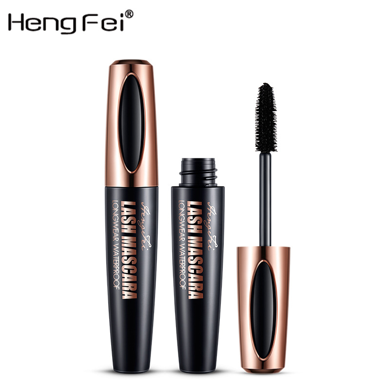 Hengfei 4D Waterproof Mascara Makeup Black Thick Lengthening Eye Lashes  Cosmetics