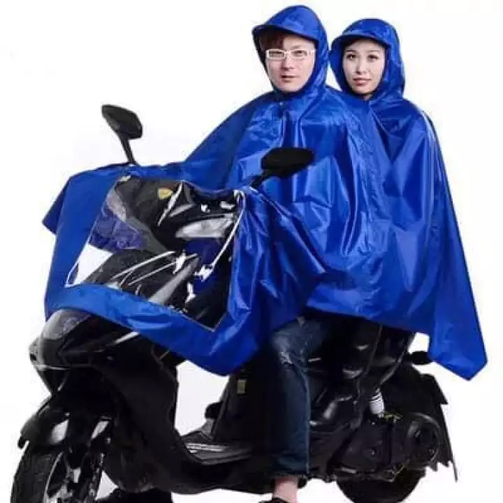 Motorcycle Raincoat Motor Rain Double Person 2 person Motor Raincoat ...