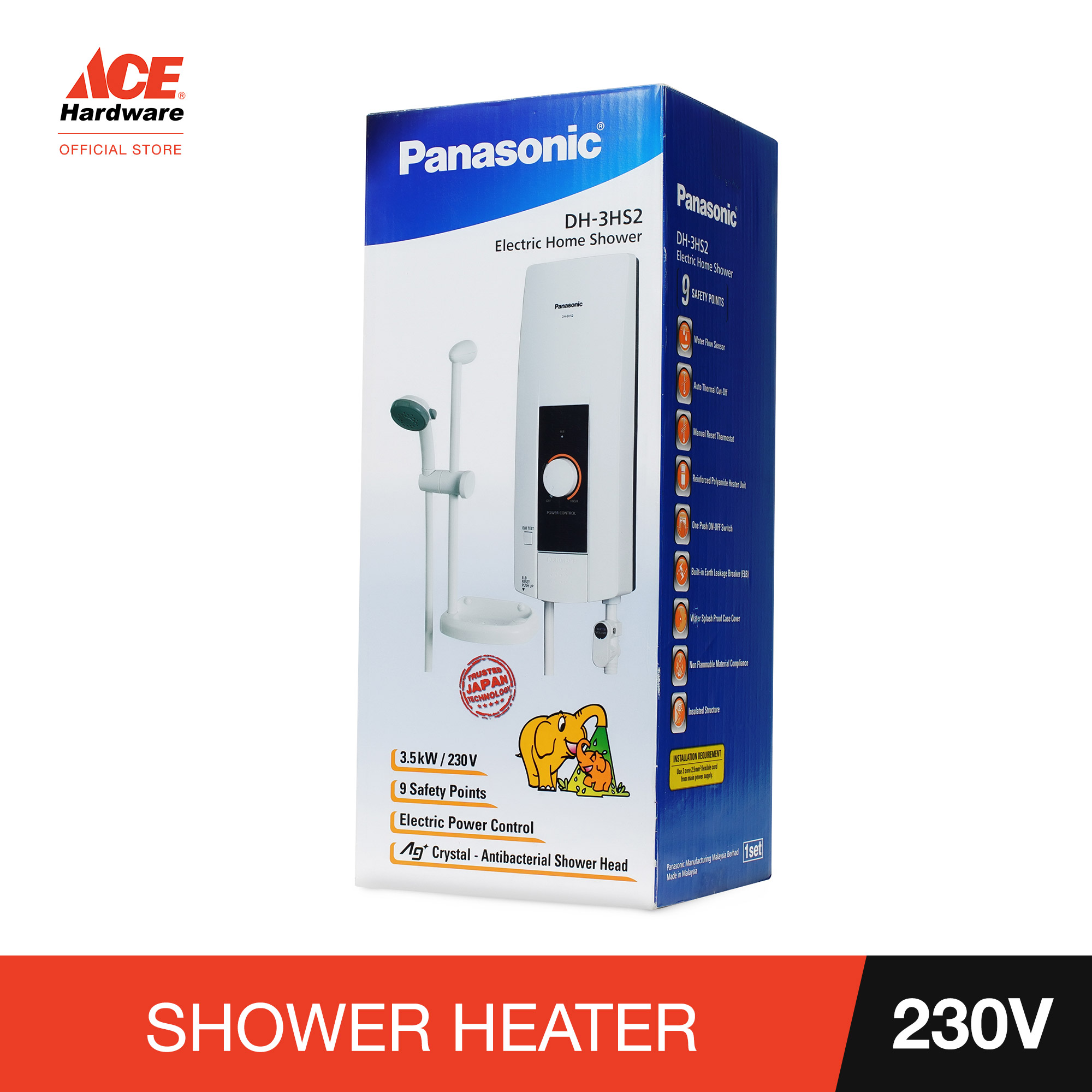 PANASONIC DH-3HS1P/3HS2PR Water Heater | Lazada PH