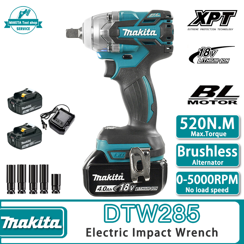 MAKITAs Brushless Electric Impact Wrench DTW285 18V impact wrench heavy