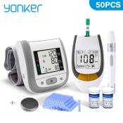 Yonker Glucometer Kit with Wrist Blood Pressure Monitor