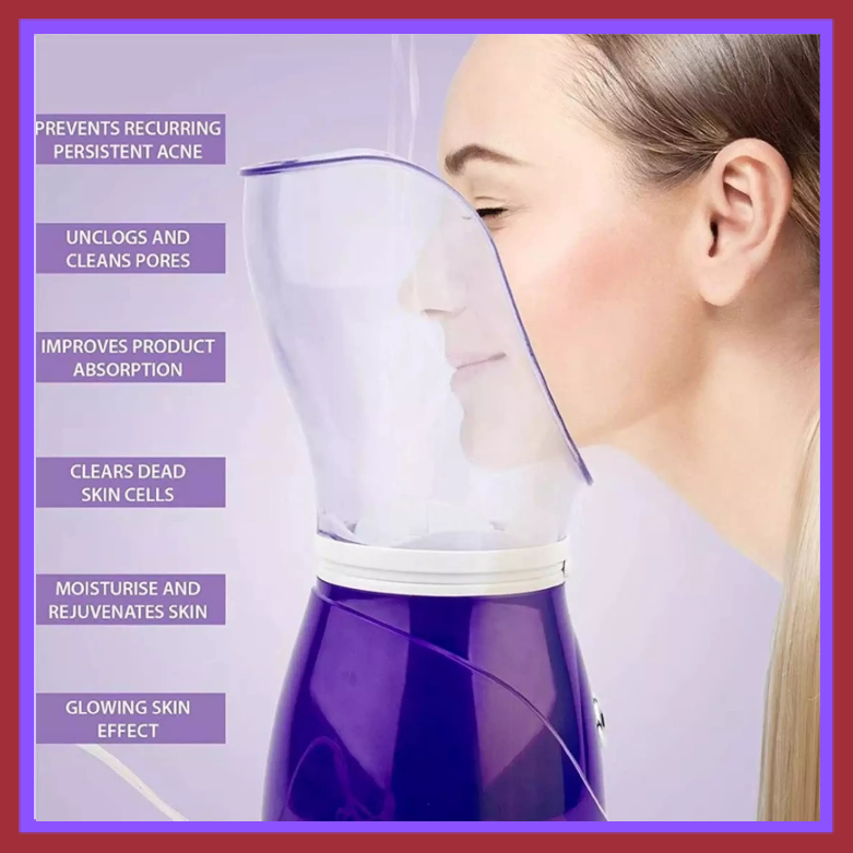 BUY1 TAKE1 Facial Steamer Spa Sinus Steam Therapy Hot Steam Inhaler Facial steamer sauna Mist
