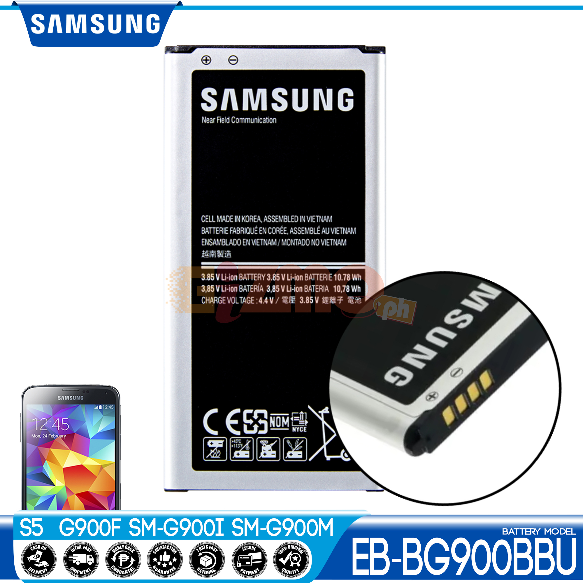 Eb Bg900bbu Samsung S5 Duos Battery New Battery For Samsung S5