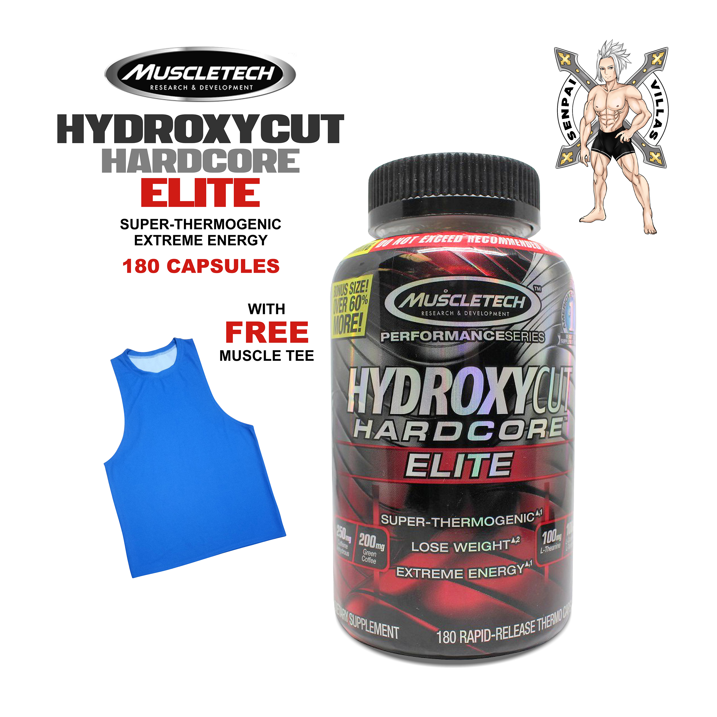 hydroxycut hardcore with free shipping