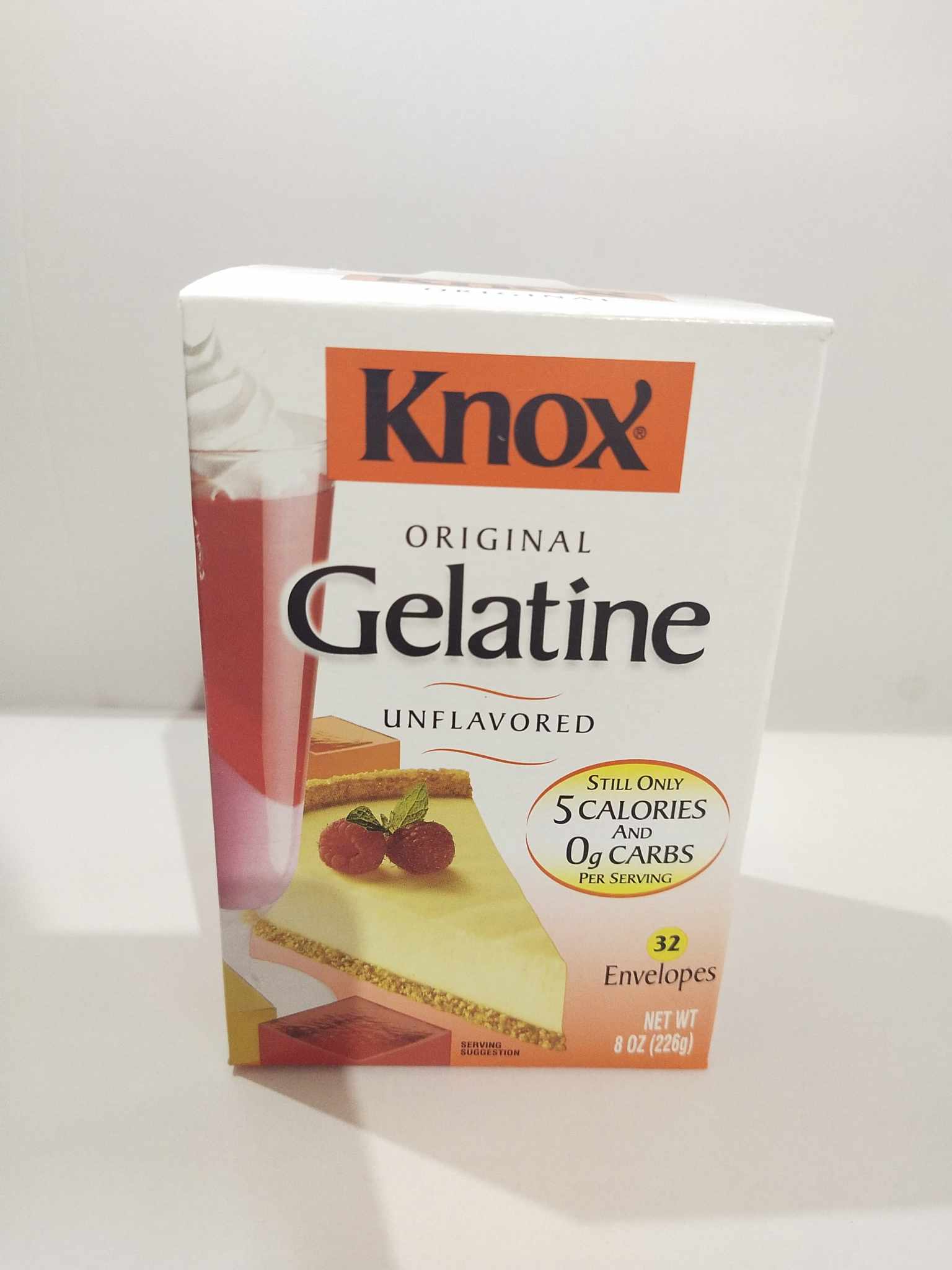 LIMITED STOCK!!! Knox Original Gelatin Unflavored 32 packs per box April 2024 Lazada PH