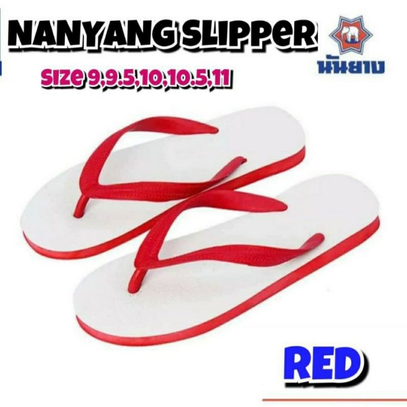 CAN SHOES Original Nanyang Slipper 100 rubber (may amoy) made in ...