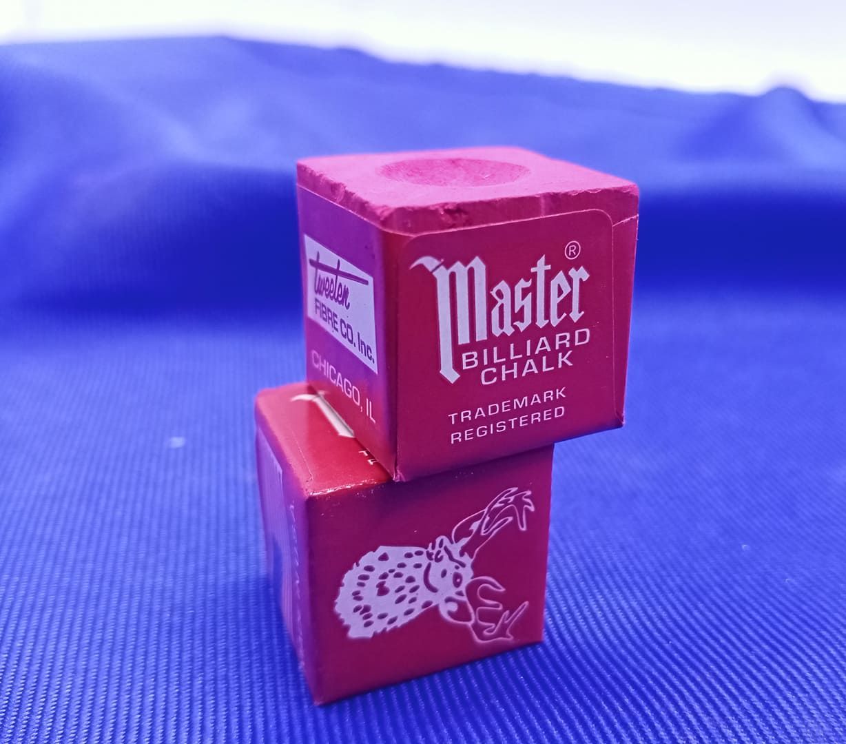 2PCS./MASTER RED BILLIARD CHALK/TISA NG TAKO NG BILYARAN/BILLIARD