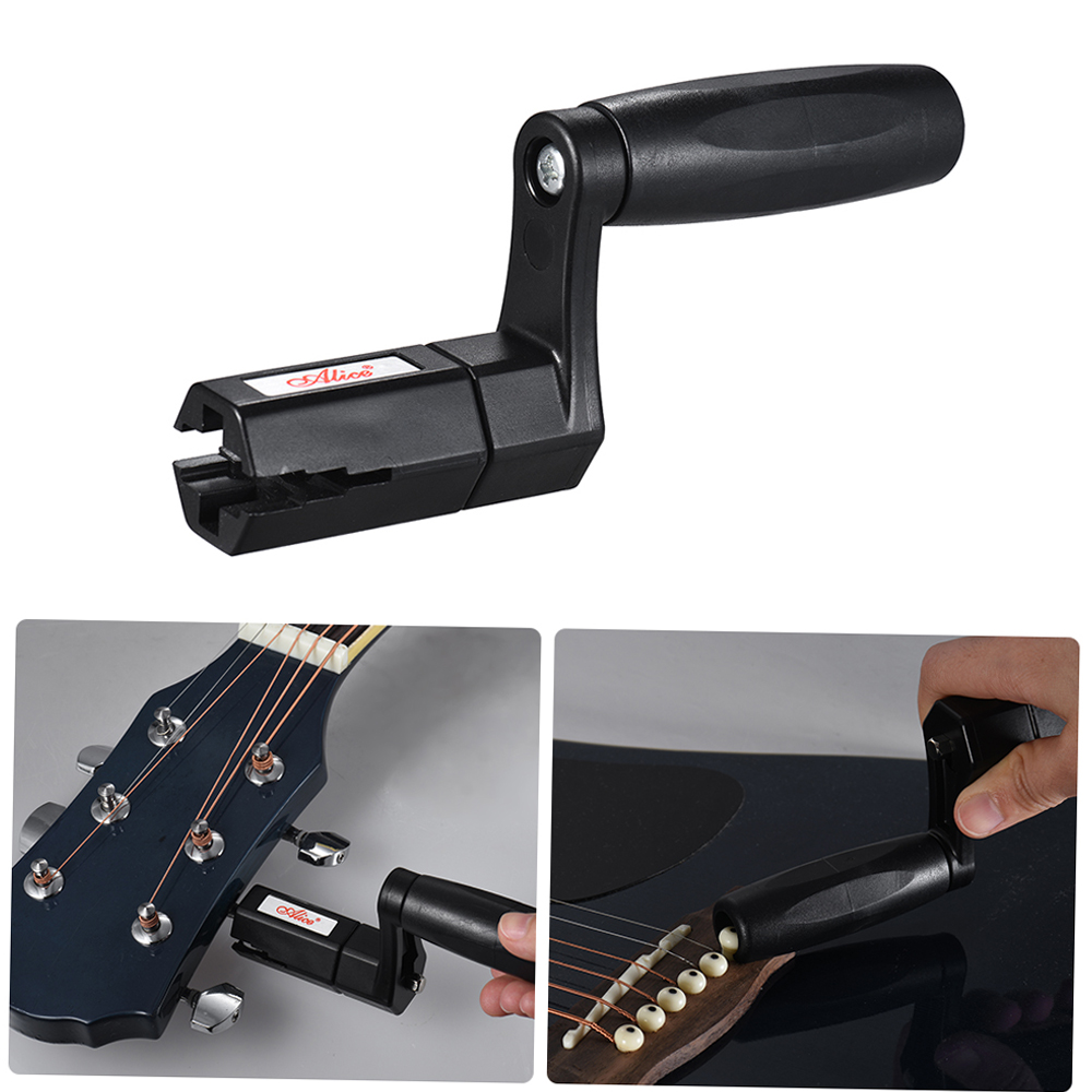 Alice A009CP Multifunctional Guitar String Peg Winder Bridge Pin Puller Electric Screwdriver Drill Bit Guitar Repair Maintenance Tool Luthier Tool