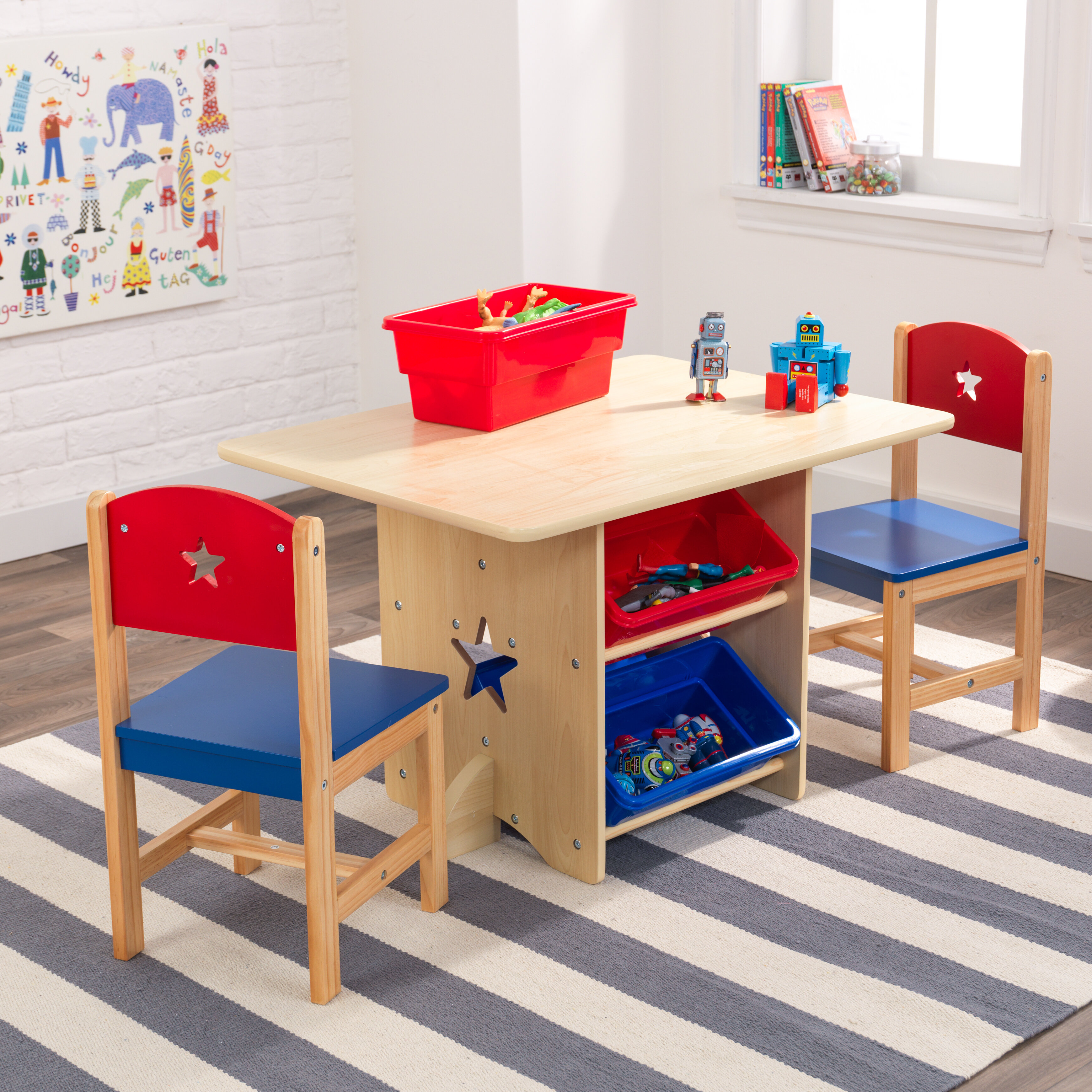 children's fold up table and chairs