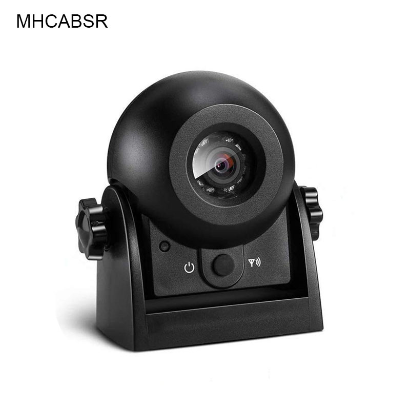 Wireless Backup Dash Cam, MHCABSR WiFi Reversing Camera Work with Phone  IP68 Waterproof IR Night Vision Wide Angle Magnetic Rear View Parking  Camera