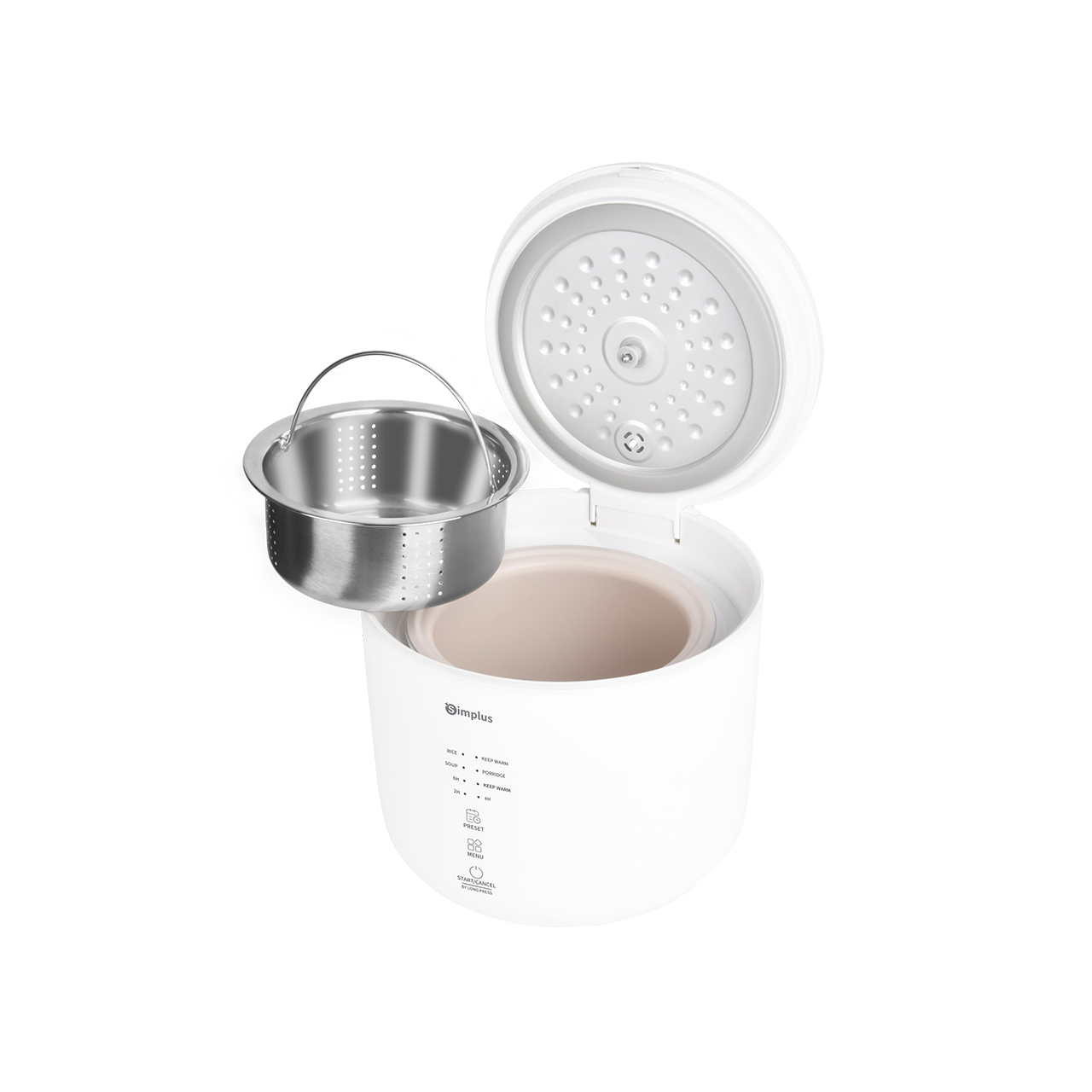 Simplus Low Sugar Electric Rice Cooker Desugar 3L Large Capacity with ...