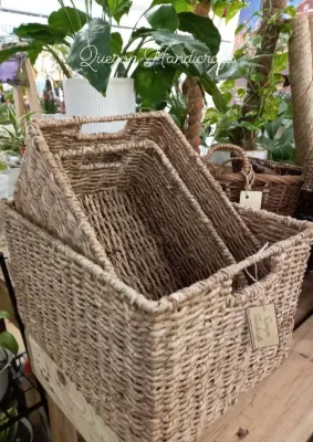 Rectangular multi-purpose basket - Natural