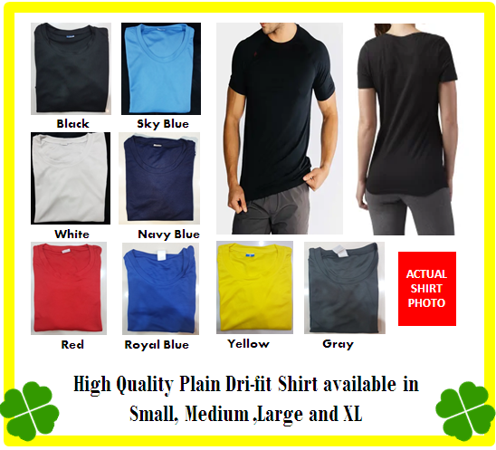 Dri fit hotsell shirt plain