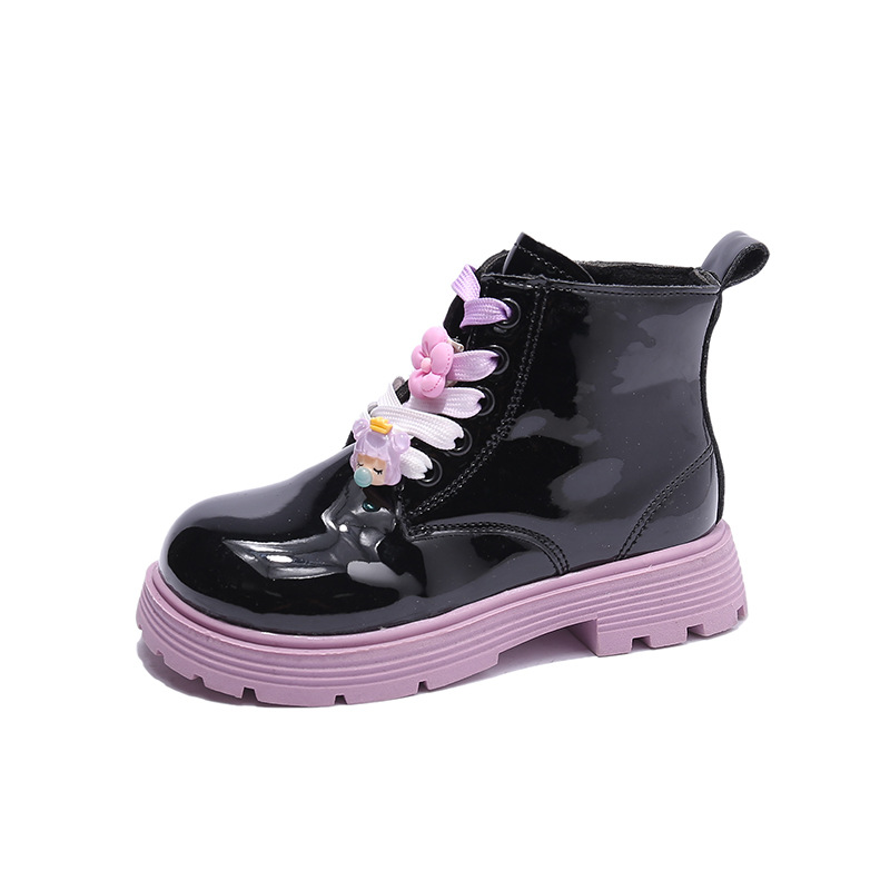 Boots for Kids Girls 6 To 12 Years Old Girls Side Zipper Boots Little