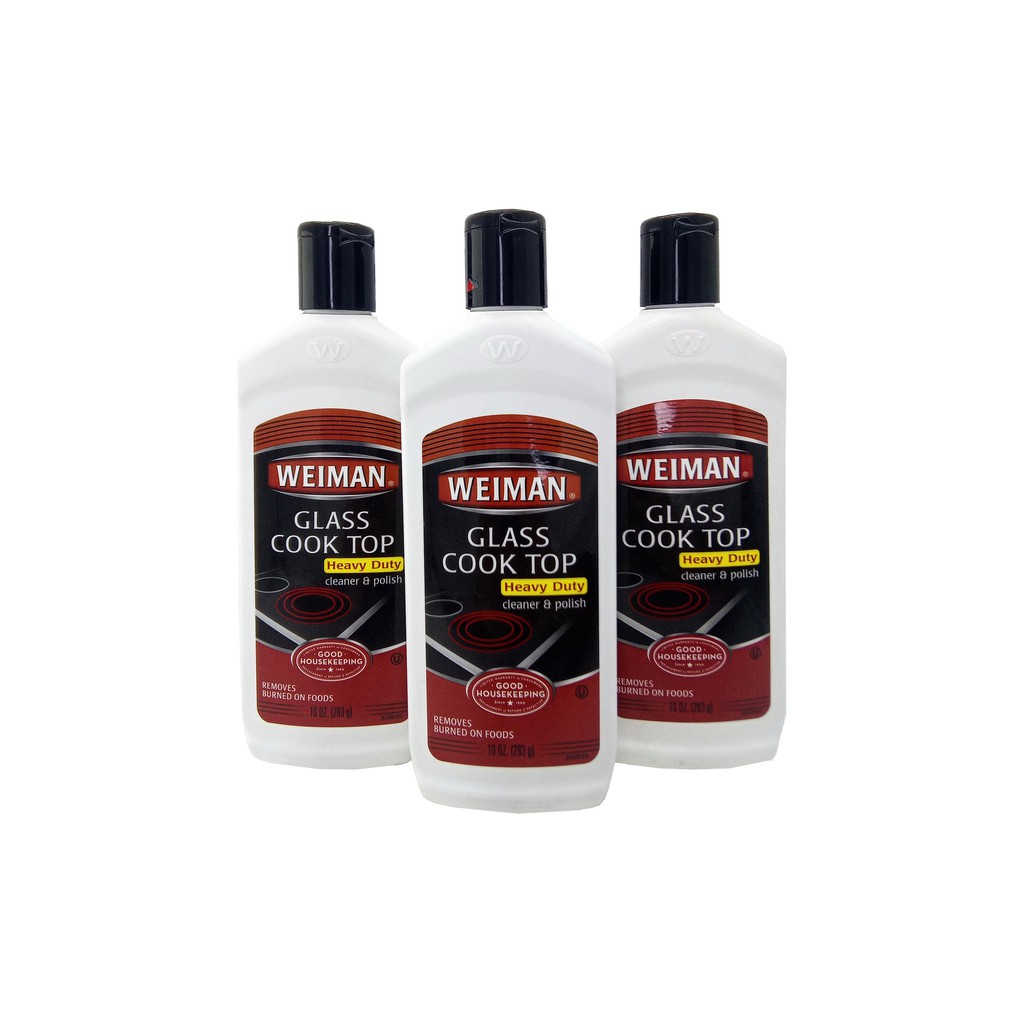 weiman glass cook top heavy duty cleaner & polish