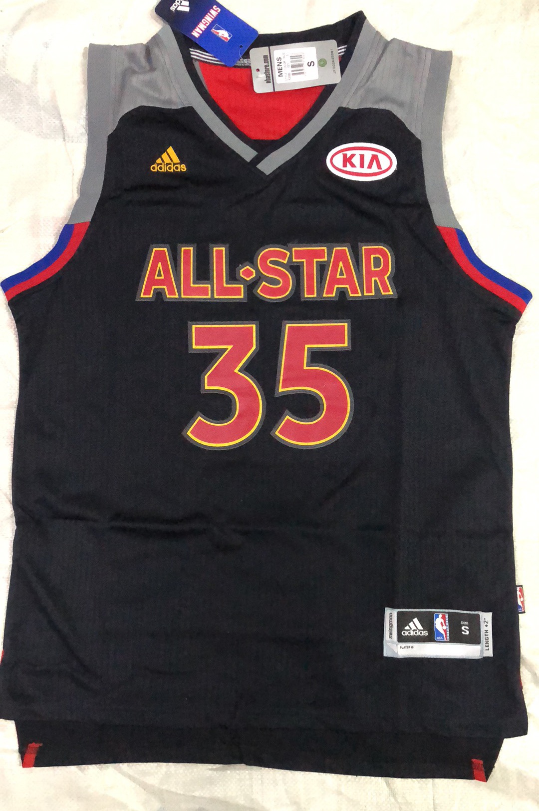 kevin durant west all star jersey