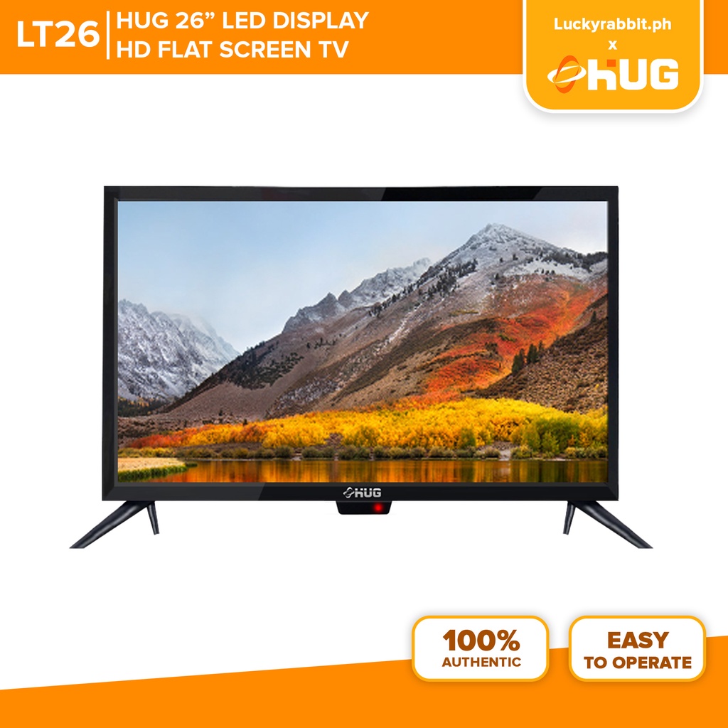 HUG 22 24 26 Brand New High Definition LED TV Wall Mountable Flat