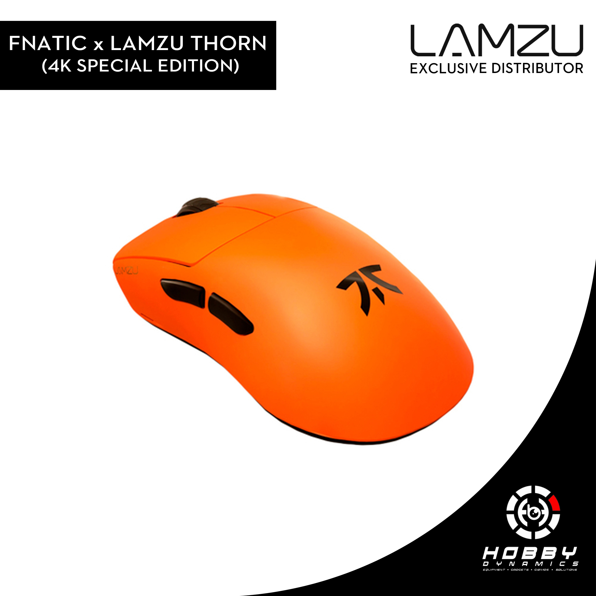 FNATIC X LAMZU THORN Gaming Mouse (4K Special Edition) Wireless