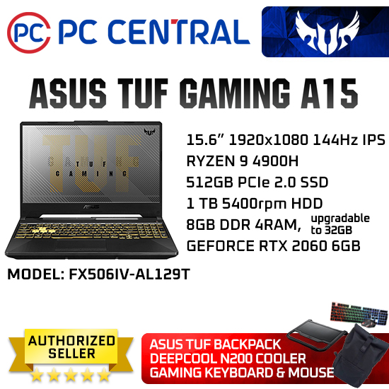 Laptop Asus Tuf Ryzen 4900h Amd Ryzen Tuf Gaming Laptop Asus Tuf