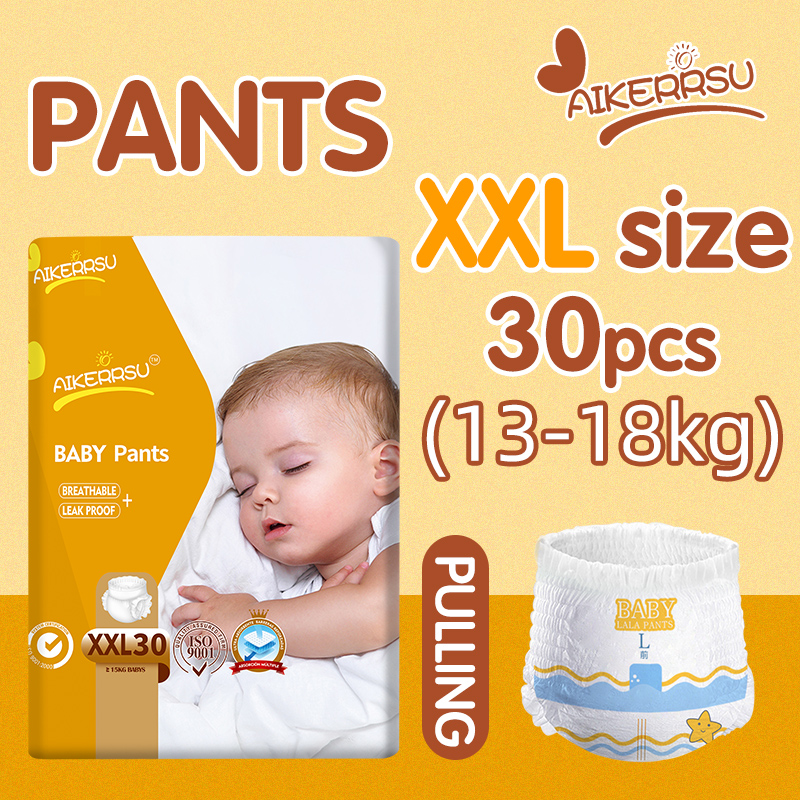 AIKERRSU Breathable Disposable Diapers! diaper large on sale Magic Tape ...