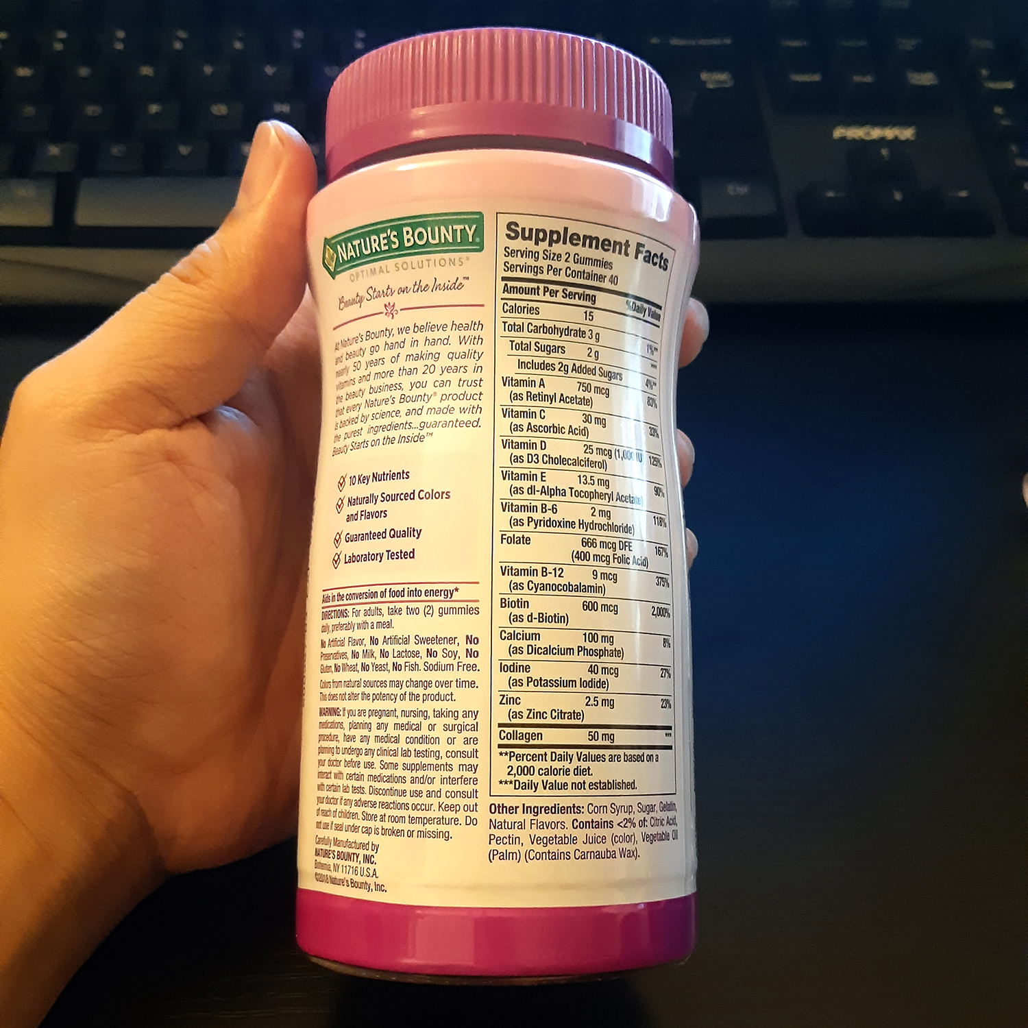 Nature's Bounty MultiVitamin Gummies (Strawberry 80 Gummies) review and