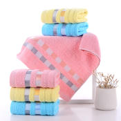 JashKevin 12-Piece Assorted Color Cotton Hand Towel Set