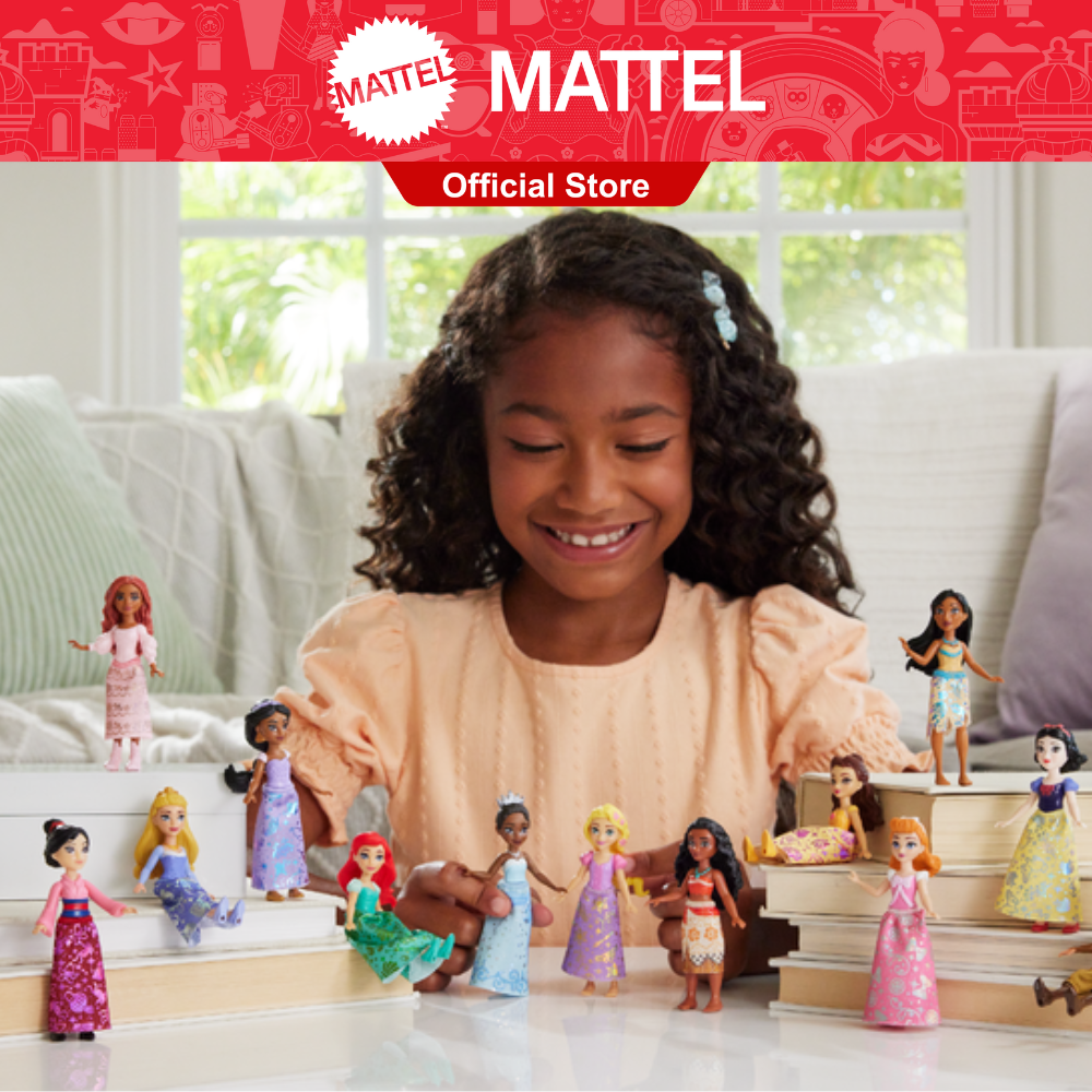 Disney Princess Small Dolls (Moana Tiana Ariel Cinderella - Main Image