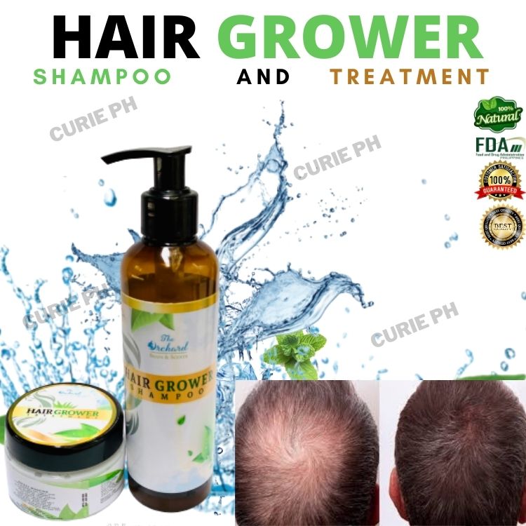 CPH Organic Hair Grower Shampoo, Treatment Set l BEST SELLER in Japan for  Hair Loss l Baldness l Alopecia l Scalp Lotion l Hair Regrowth Booster l  Hair Serum Essence l Hair