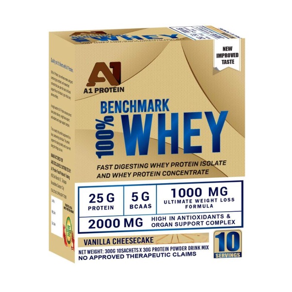 A1 Protein Benchmark Whey Protein 10sachets Per Box Lazada PH