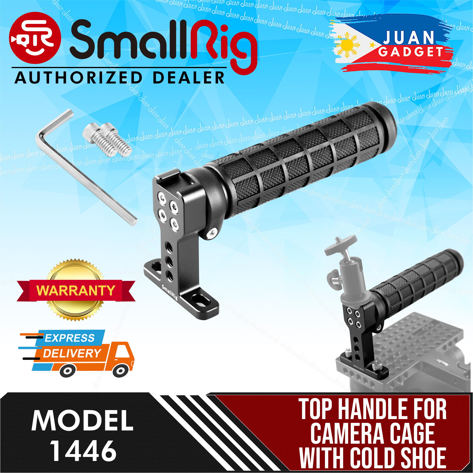SmallRig Camera Top Handle Grip with top Cold Base for DSLR Camera Cage