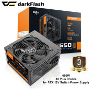 darkFlash GP650 PSU - 650W 80+ Bronze Power Supply