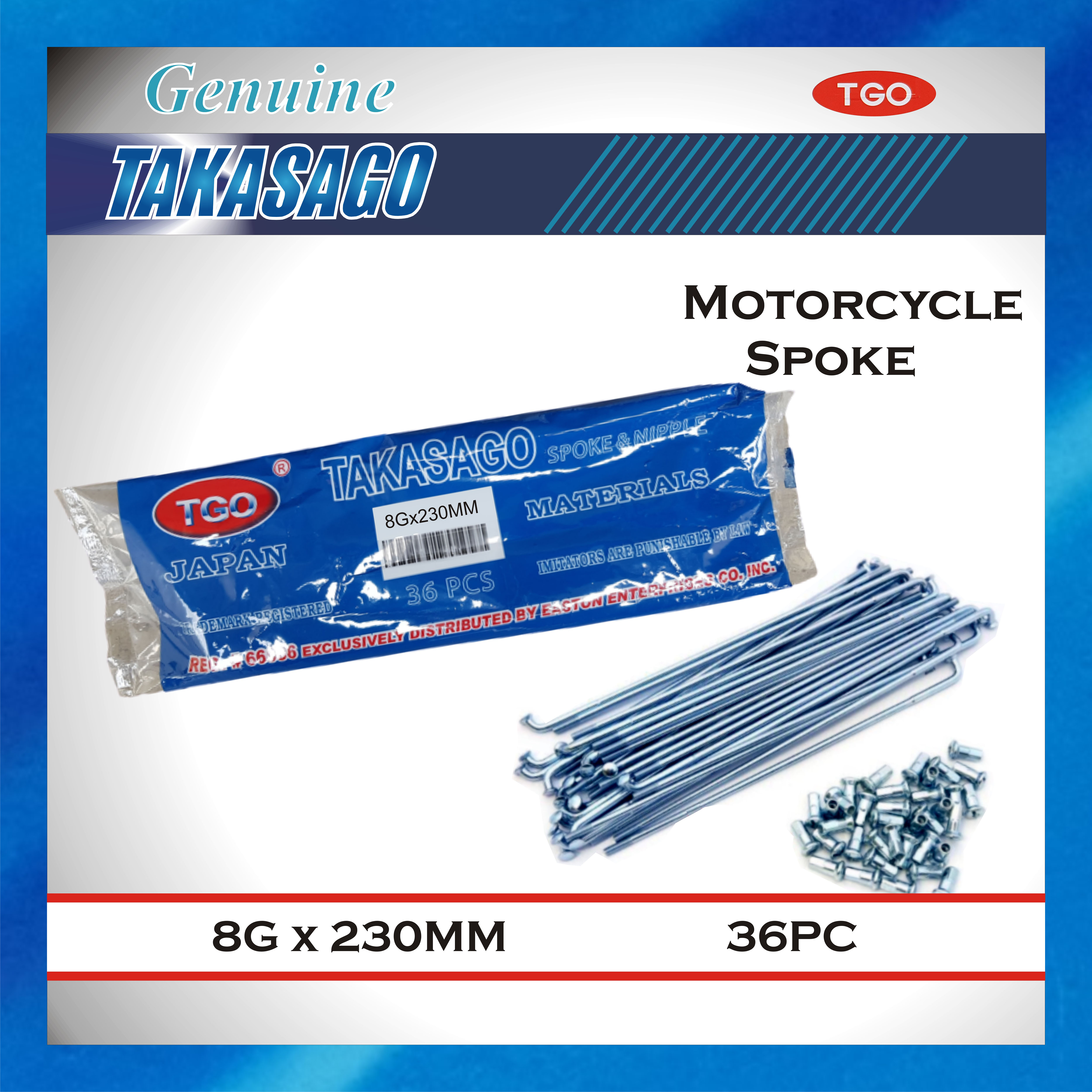 Takamoto Takasago Spoke with Nipple 8 G x 230 MM Lazada PH