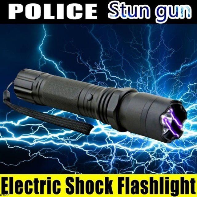 Original Flashlight with tazer gun police challenger 1101 type light ...