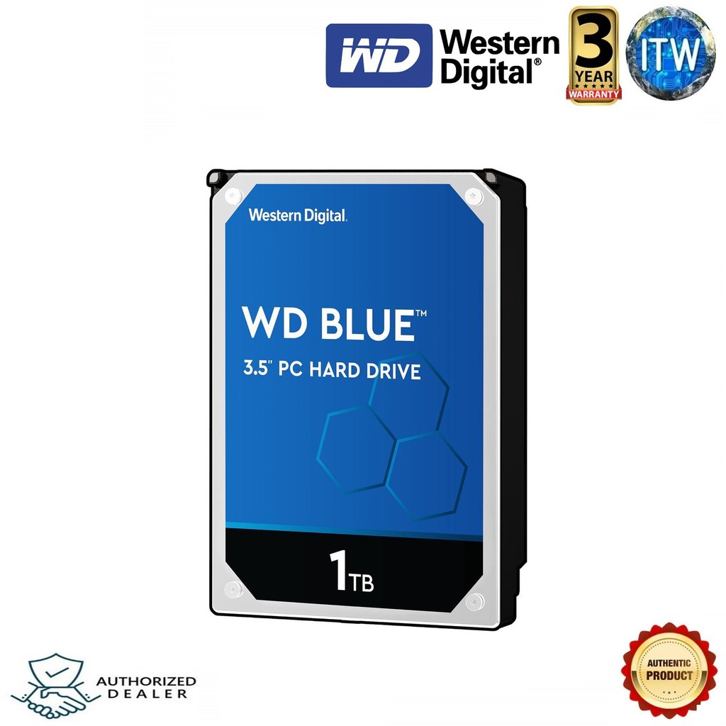 【Local Stock】 Western Digital WD Blue PC 3.5 Inch SATA Desktop Hard