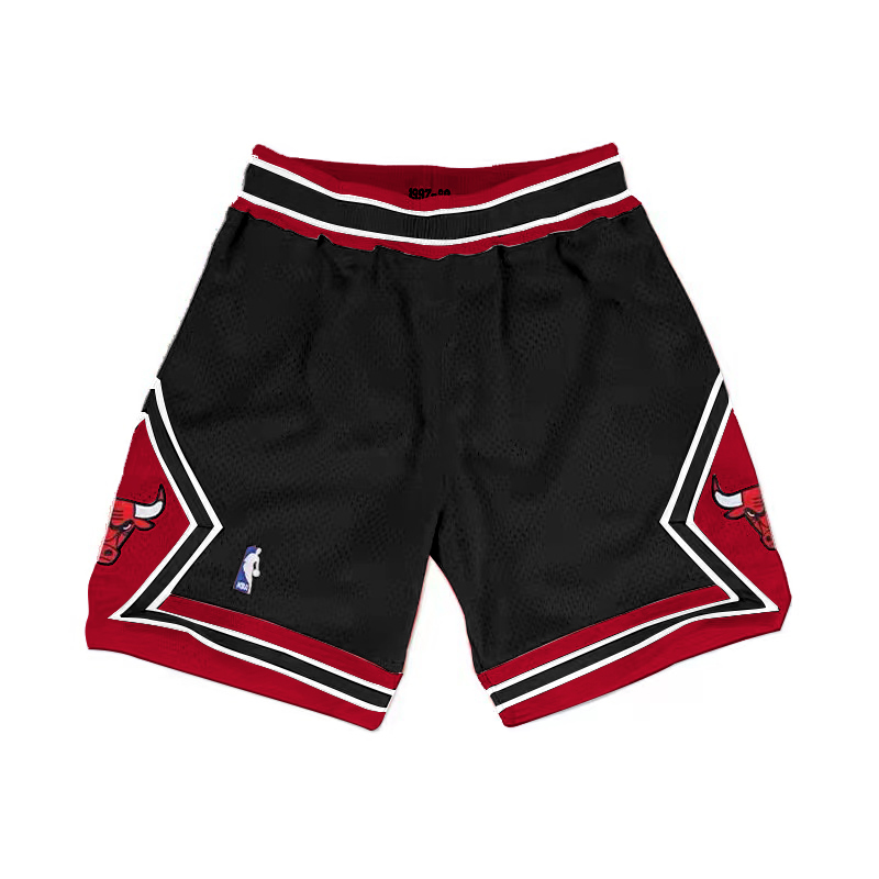 Mitchell & Ness Just Don Co-branded 1997 Chicago Bulls Retro Basketball  Shorts Men's Shorts #6