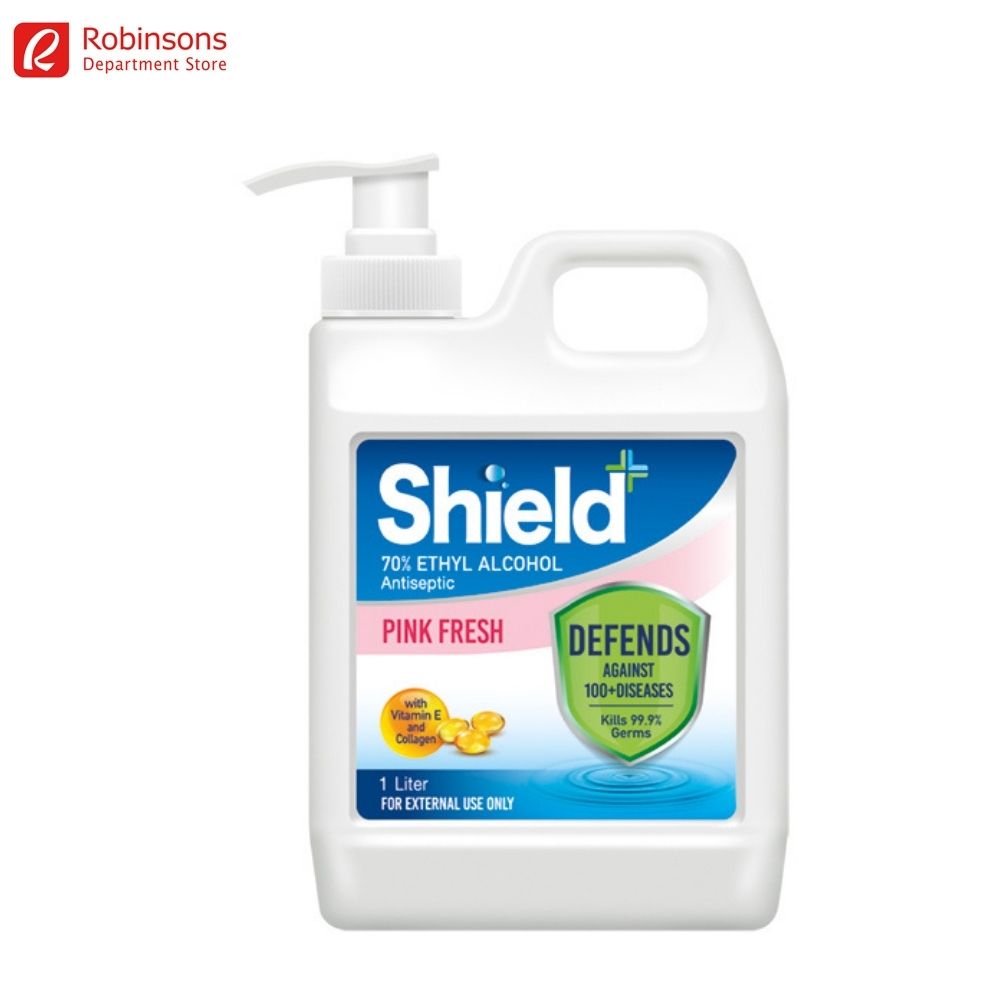 Shield+ 70% Ethyl Alcohol Pink Fresh 1L | Lazada PH