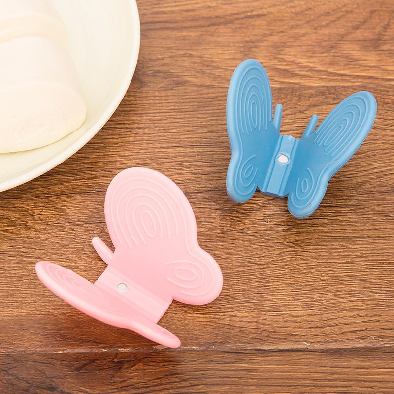 Người Giúp Đỡ Tốt Sáng Tạo Con Bướm Bếp Cách Nhiệt Silicone Lấy Tấm Dụng Cụ Kẹp Bát Lò Nướng Sử Dụng Nướng Dày Chống Nóng Găng Tay