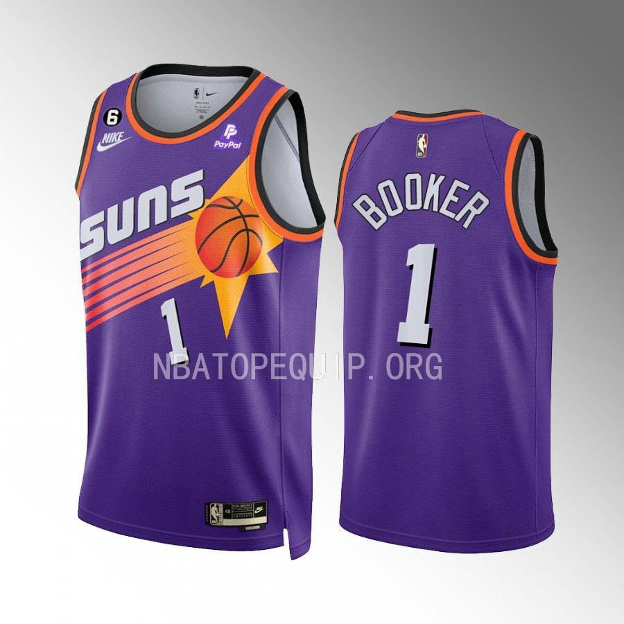 Nike Men's Devin Booker Purple Phoenix Suns 2022/23 Authentic Player Jersey  - Icon Edition