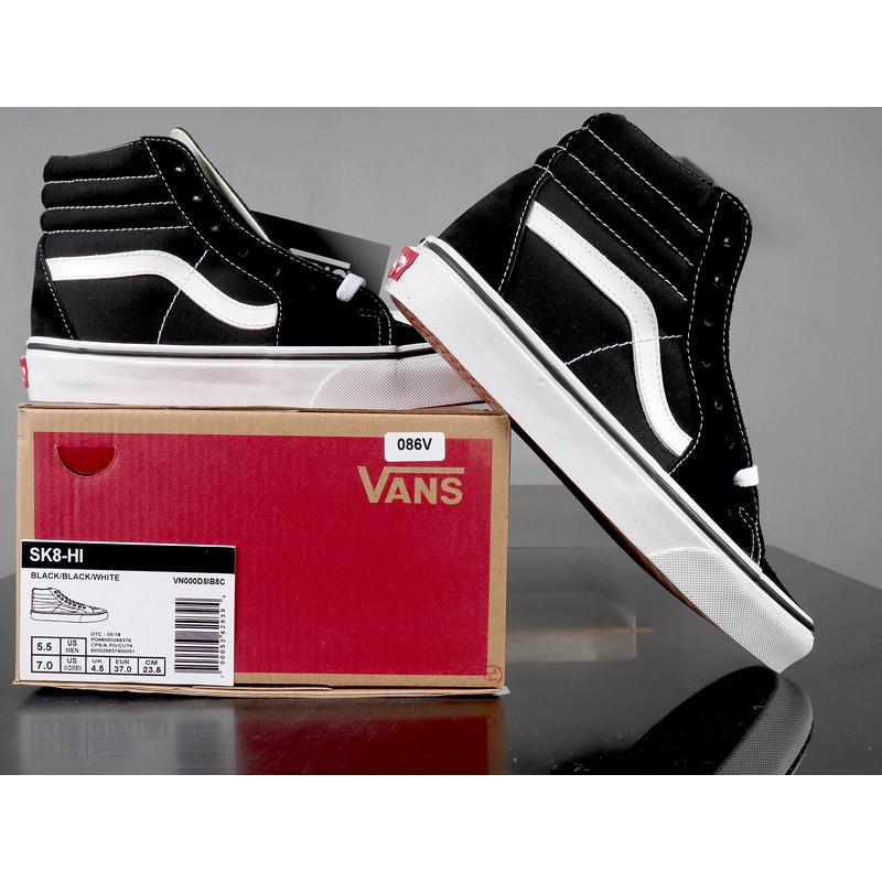 sk8 hi black