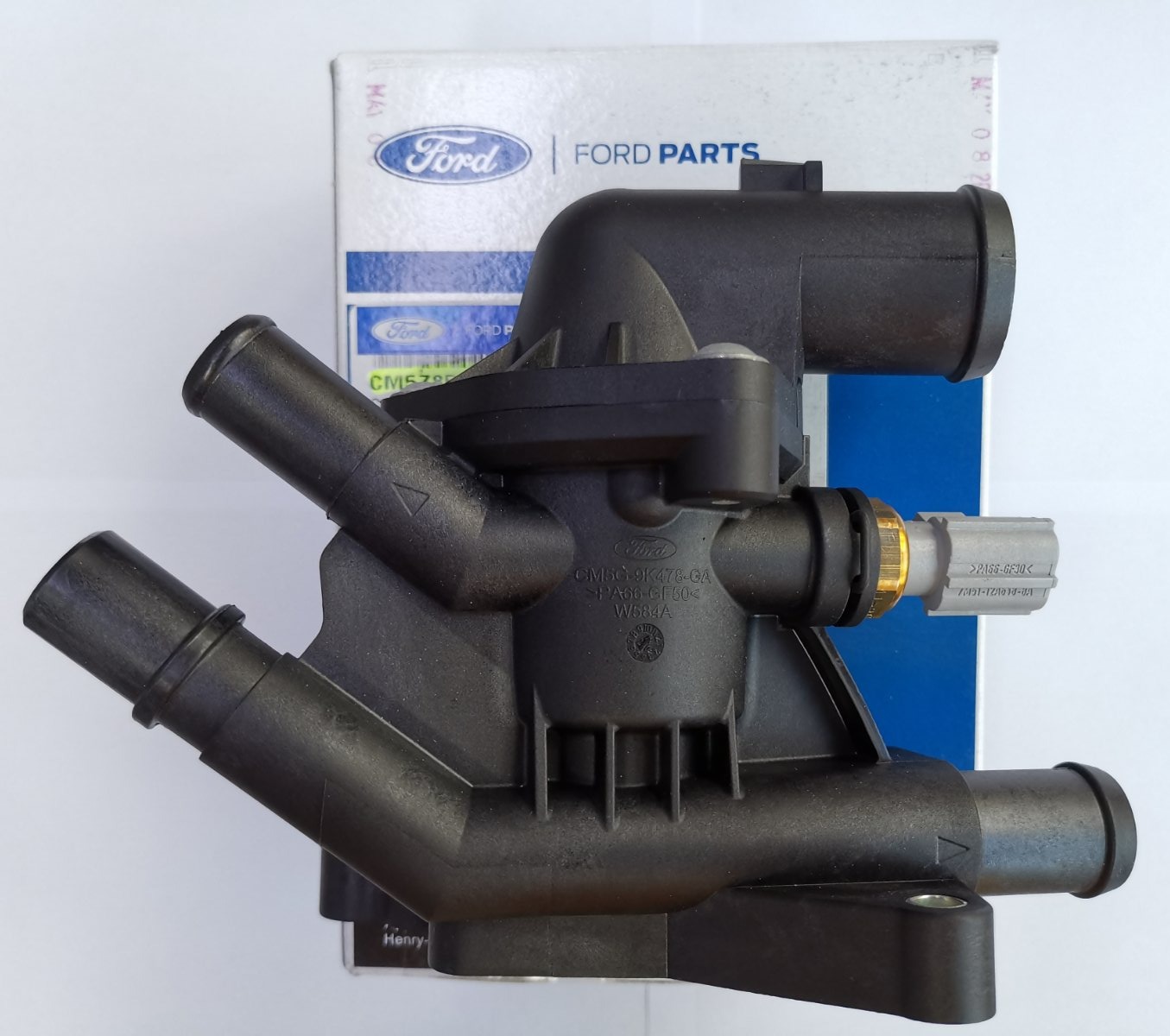 Ford Thermostat Housing with ECT Sensor and Thermostat for Ford Fiesta