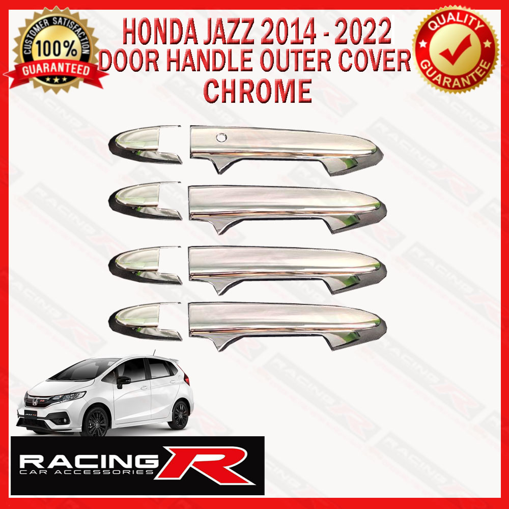 Jazz 2014 to 2022 (GK) Door Handle Outer Cover Chrome Garnish ...