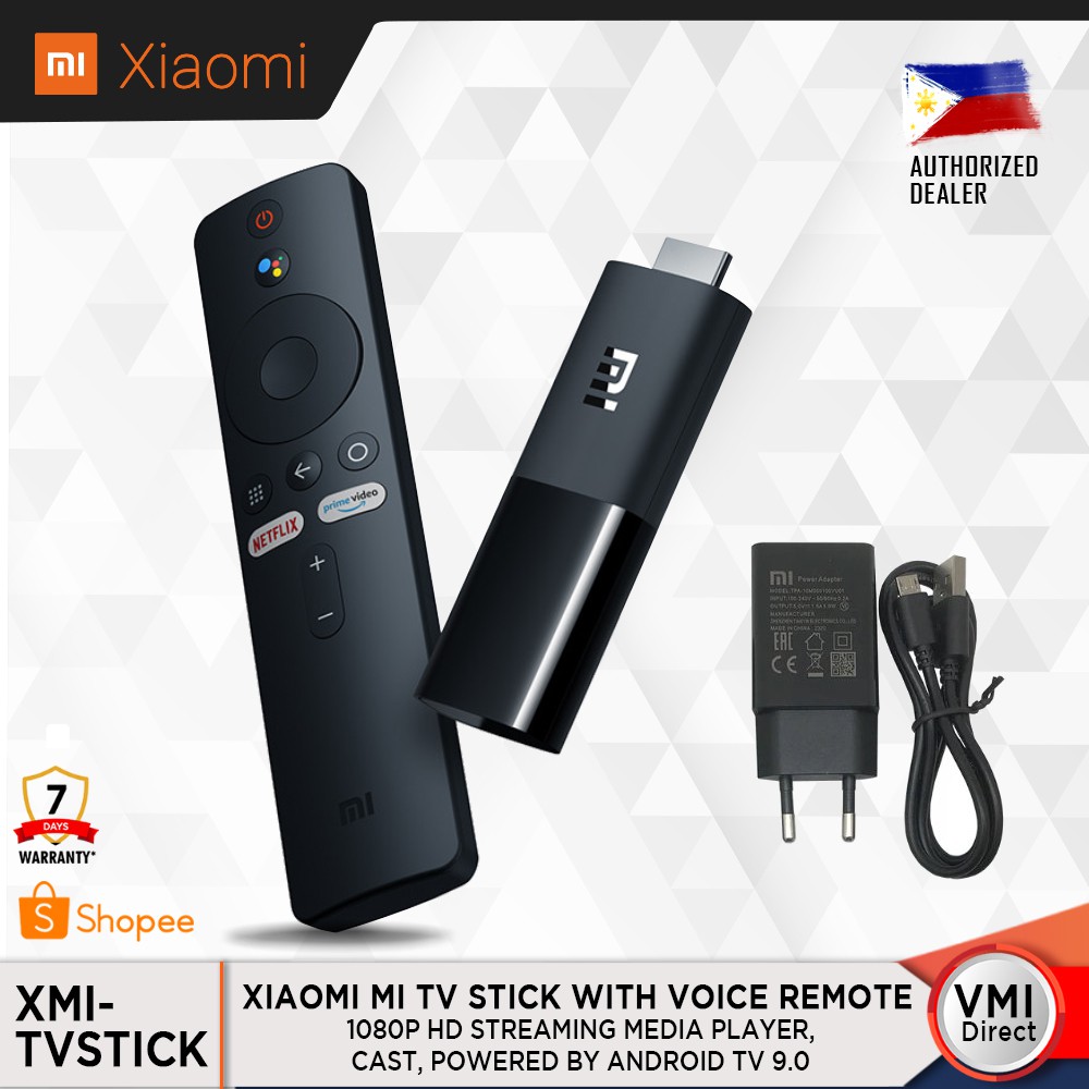 XIAOMI Mi TV Stick Android TV 9.0 2K HDR Quad Core HDMI 1GB RAM 8GB ROM ...