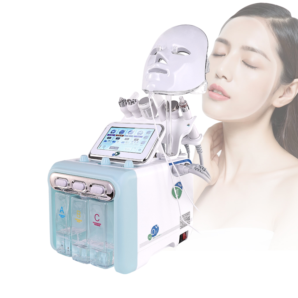 7 In 1 Hydradermabrasion Skin Care Face Lift Oxygen Facial Beauty 