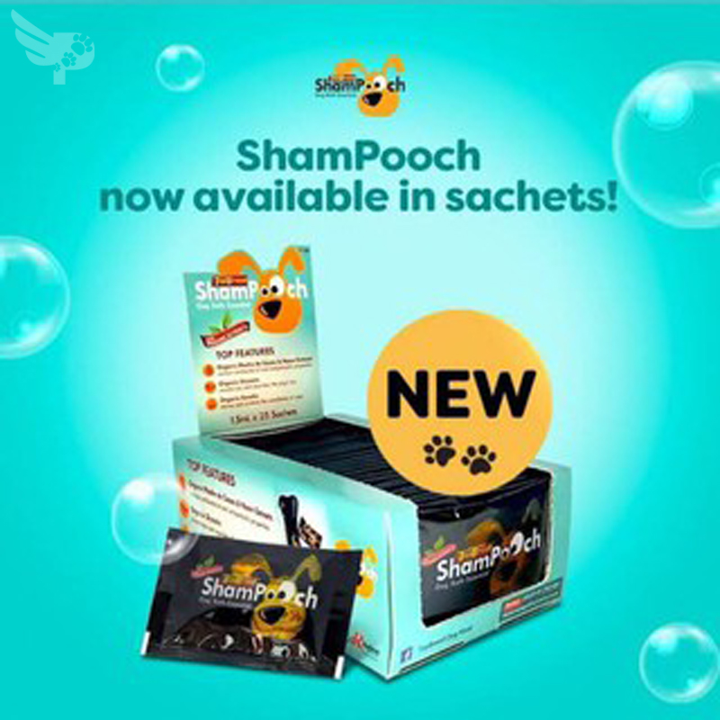 Shampooch Sachet Dog Shampoo 15ml x 25 sachets sold per box TopBreed Shampoo By Universal