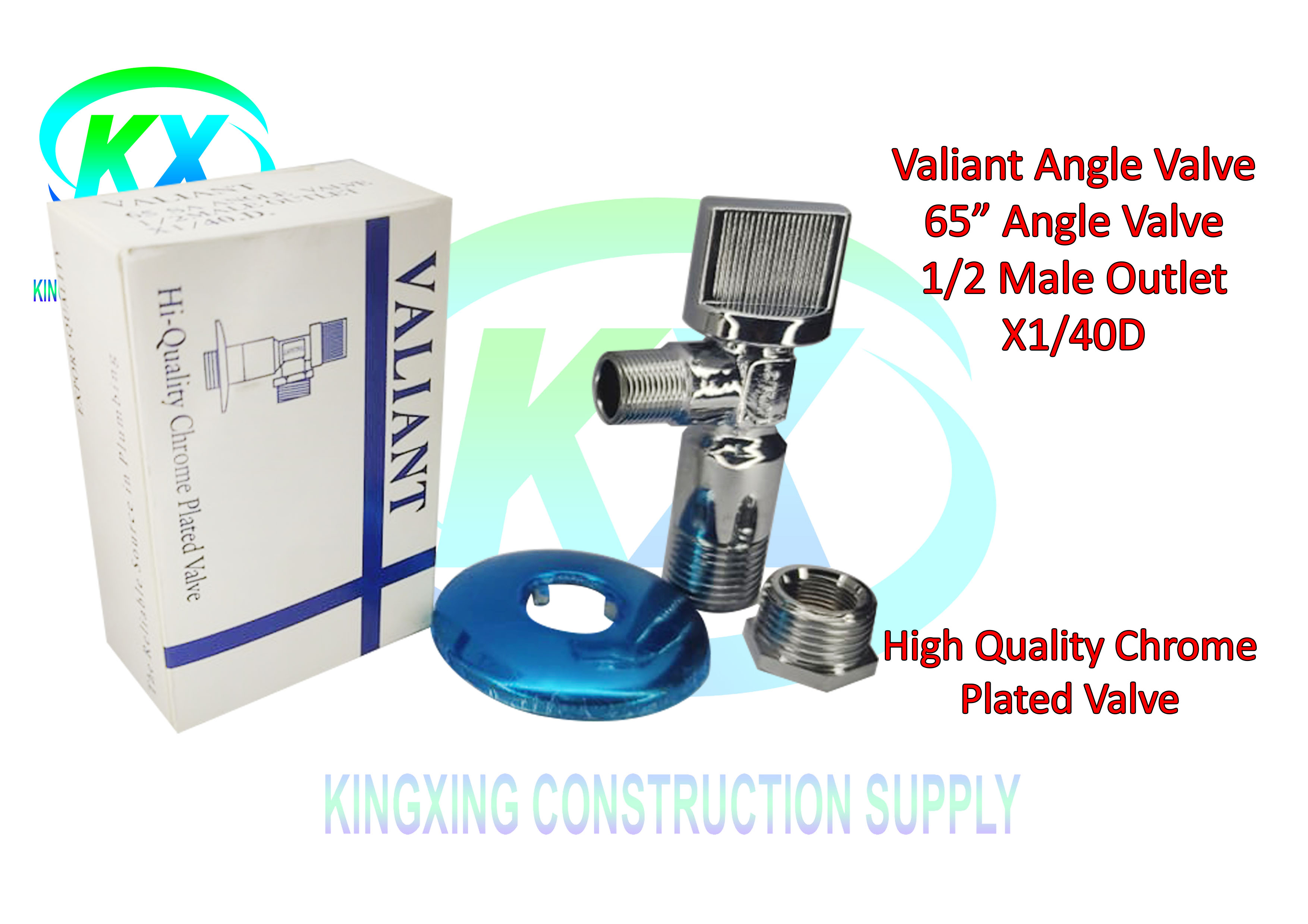 Valiant Angle Valve 1/2 x 1/2 x 1/4 Lazada PH